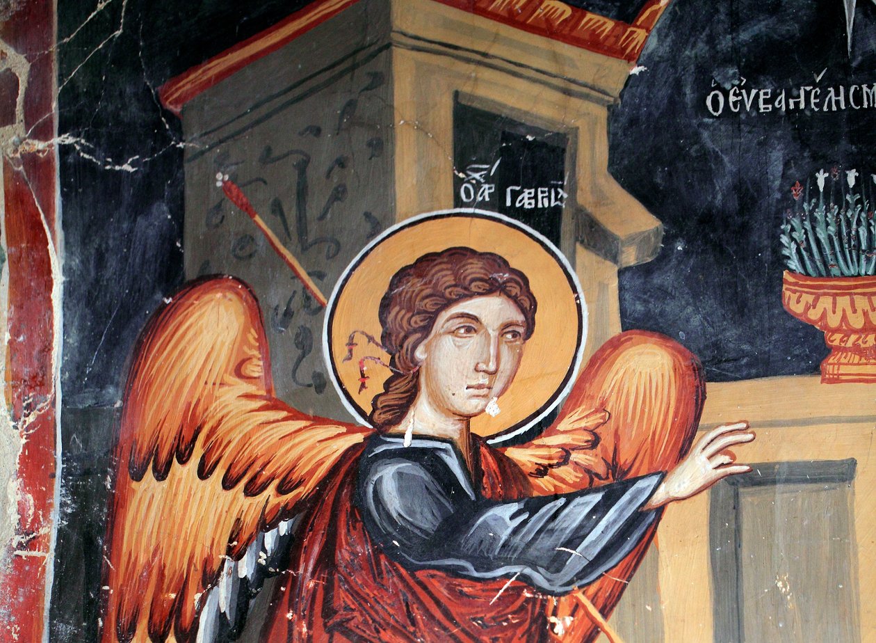 Affresco bizantino del XV secolo da Unbekannt Unbekannt