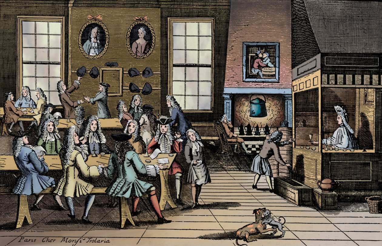 Caffetteria del XVIII secolo da Unbekannter Künstler