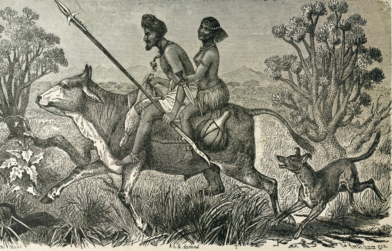 AFRICA (XIX secolo). Abitanti dell