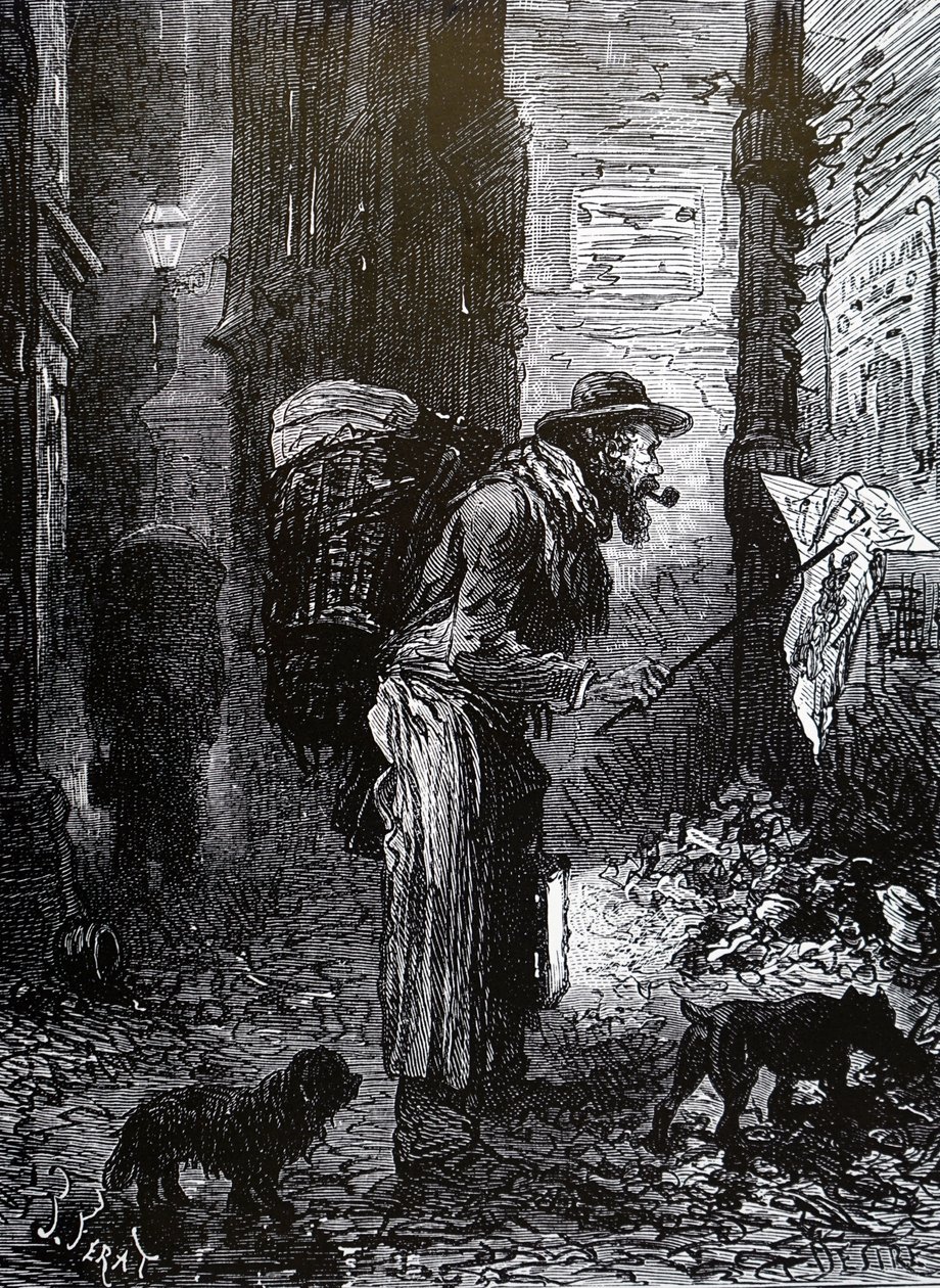 Un raccoglitore di stracci francese da Unbekannt