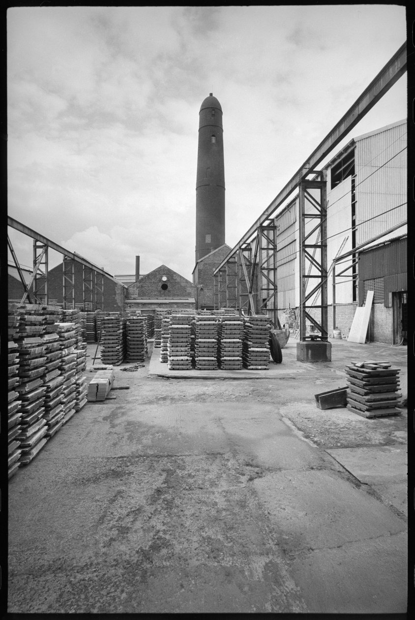 Vista generale della Elswick Shot Tower, demolita 1968-69, c.1955-69 da Unbekannter Künstler