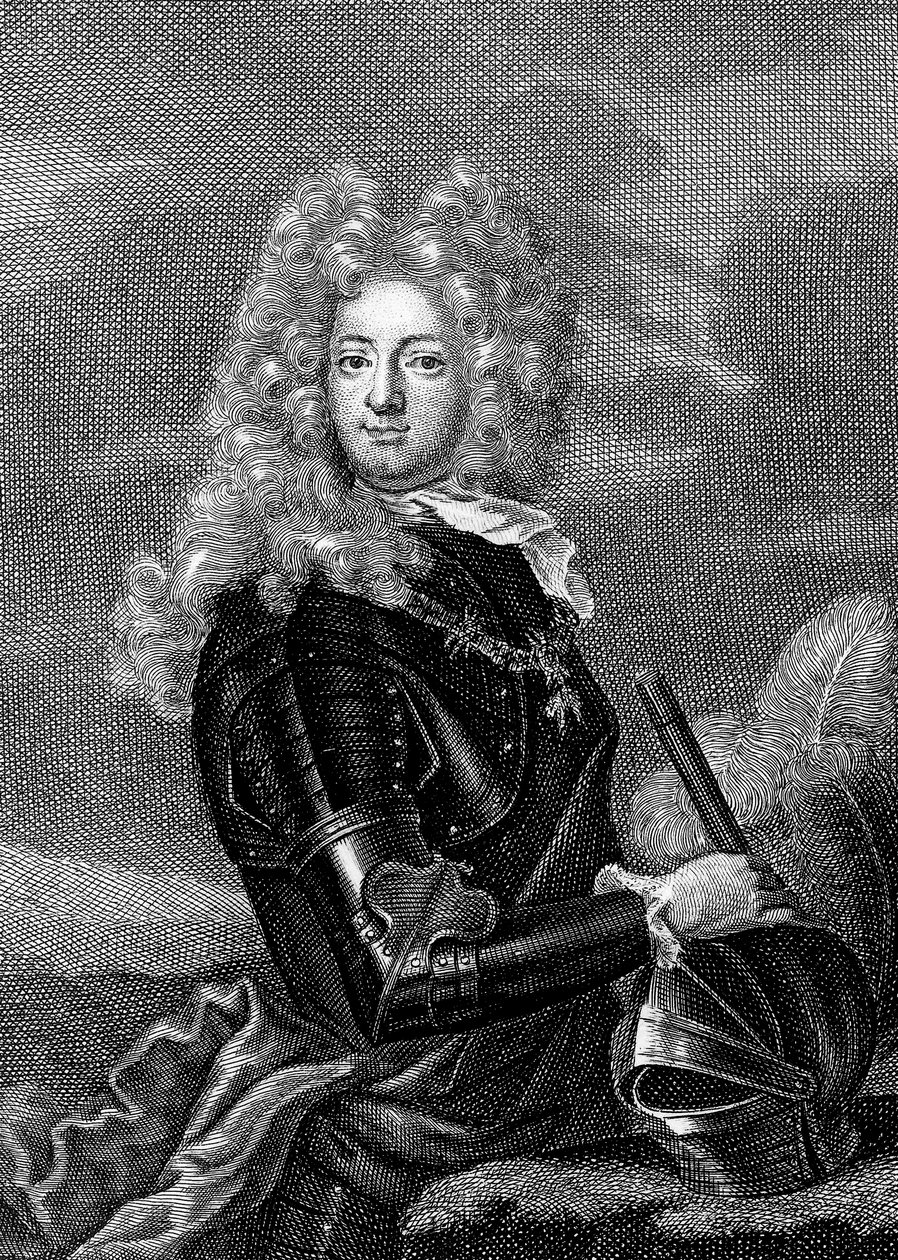 Adrien Maurice conte di Ayen 1678-1766, 3° duca di Noailles (incisione) da Unbekannter Künstler