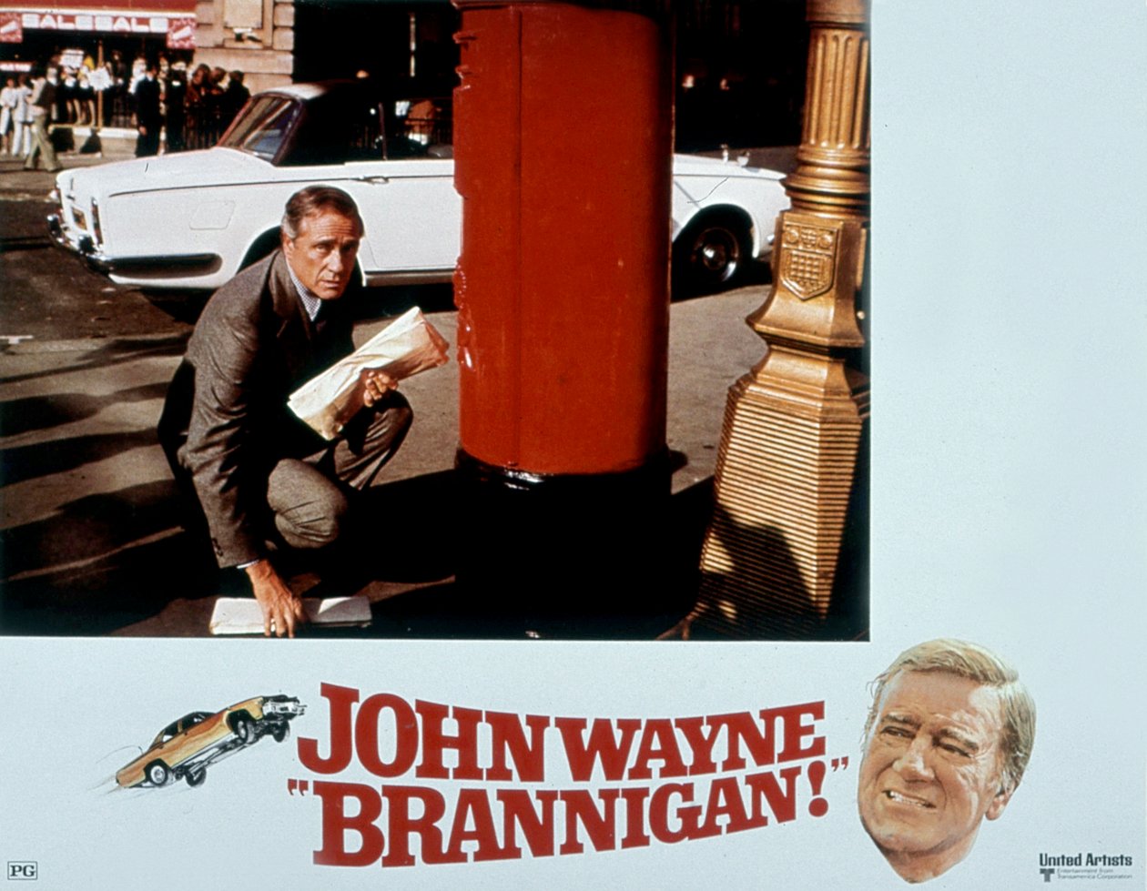 Locandina del film Brannigan con John Wayne 1975 da Unbekannt