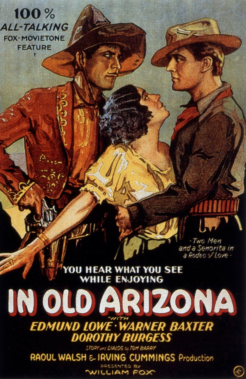 Locandina del film In Old Arizona di Irving Cummings 1929 da Unbekannt