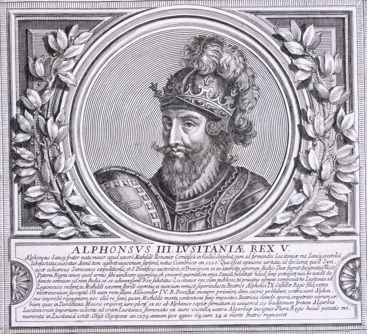 Alfonso III del Portogallo (litografia) da Unbekannt