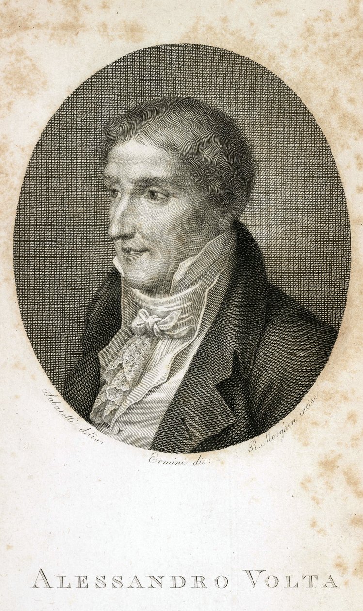 Alessandro Volta (conte Alessandro Giuseppe Anastasio Volta) da Unbekannt