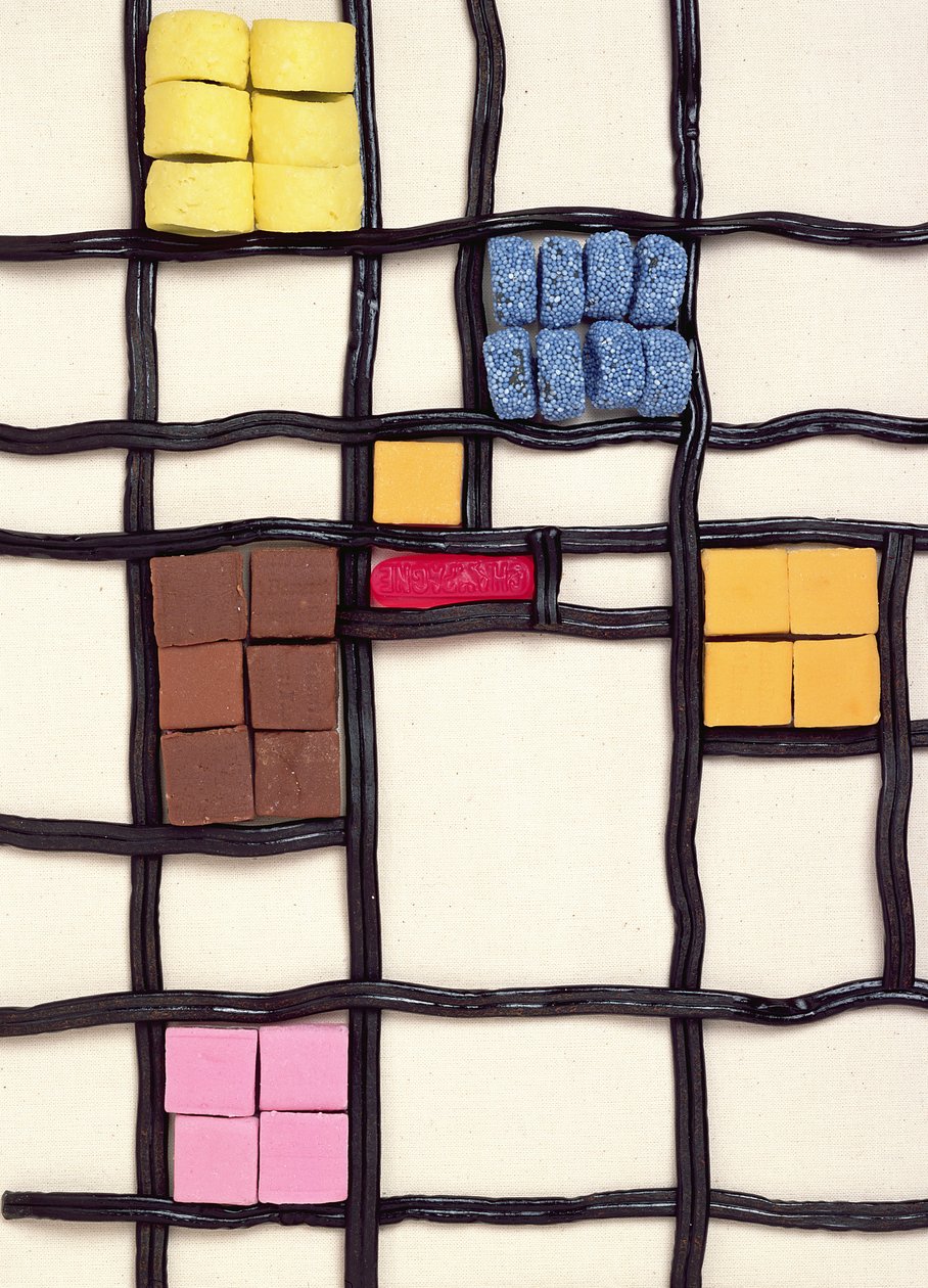 Allsorts 1 (dopo Mondrian) da Unbekannter Künstler