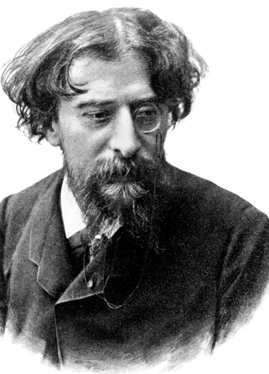 Alphonse Daudet (1840-1897) romanziere francese c. 1892 (incisione) da Unbekannter Künstler