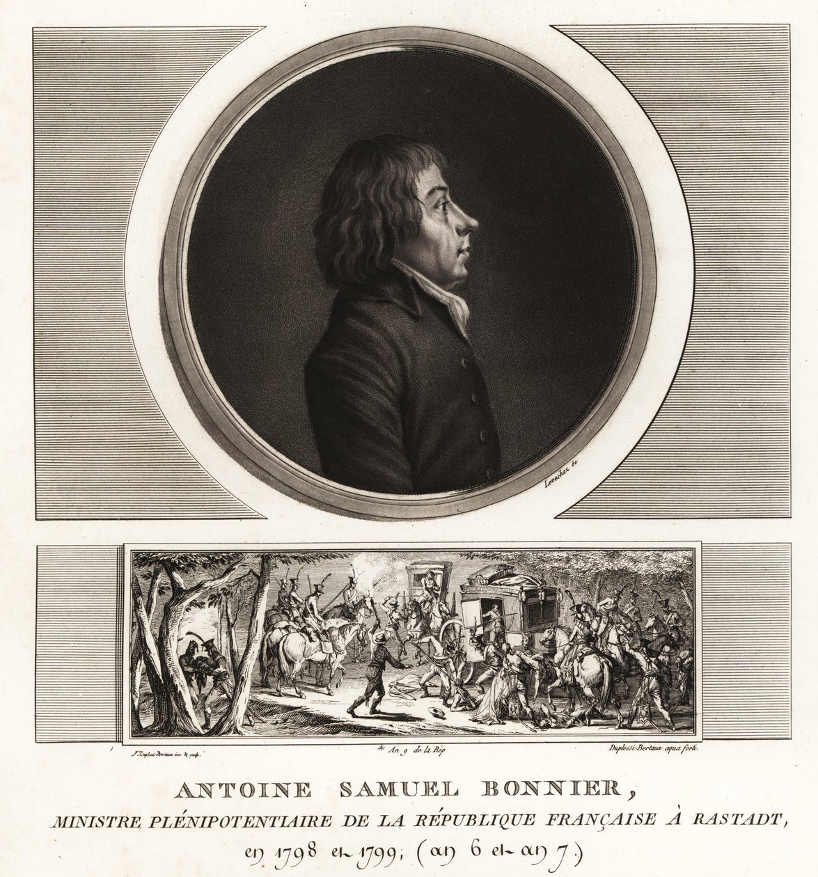 Antoine Samuel Bonnier, Ministro Plenipotenziario della Repubblica Francese da Unbekannt