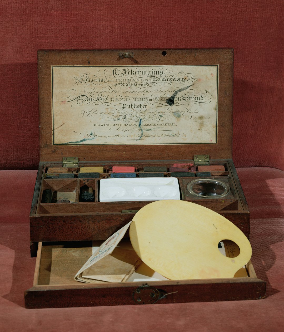 Scatola di acquerelli dell