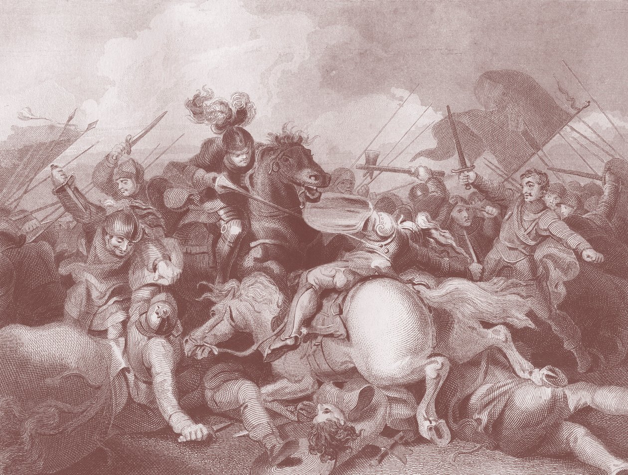 Battaglia di Bosworth Field da Unbekannter Künstler