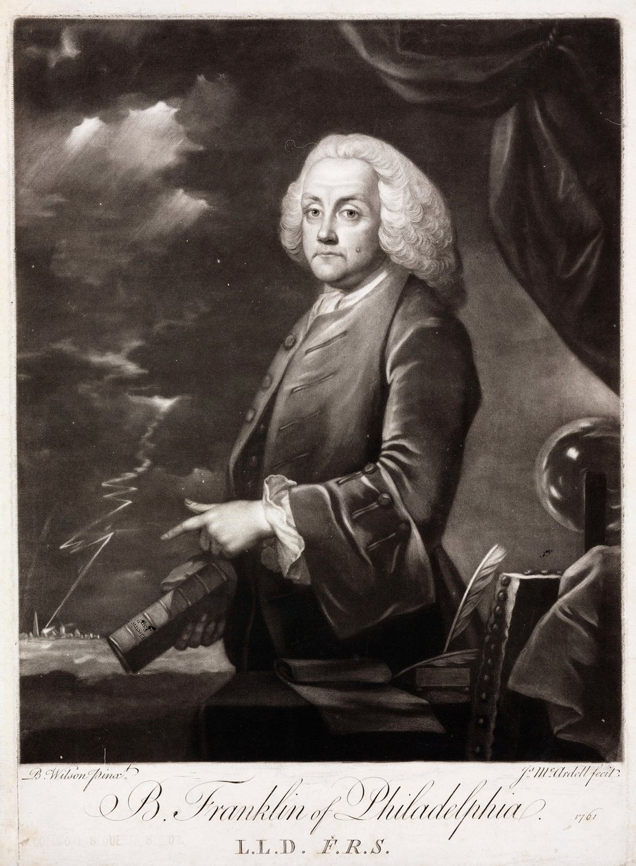 Benjamin Franklin, teorico americano dell