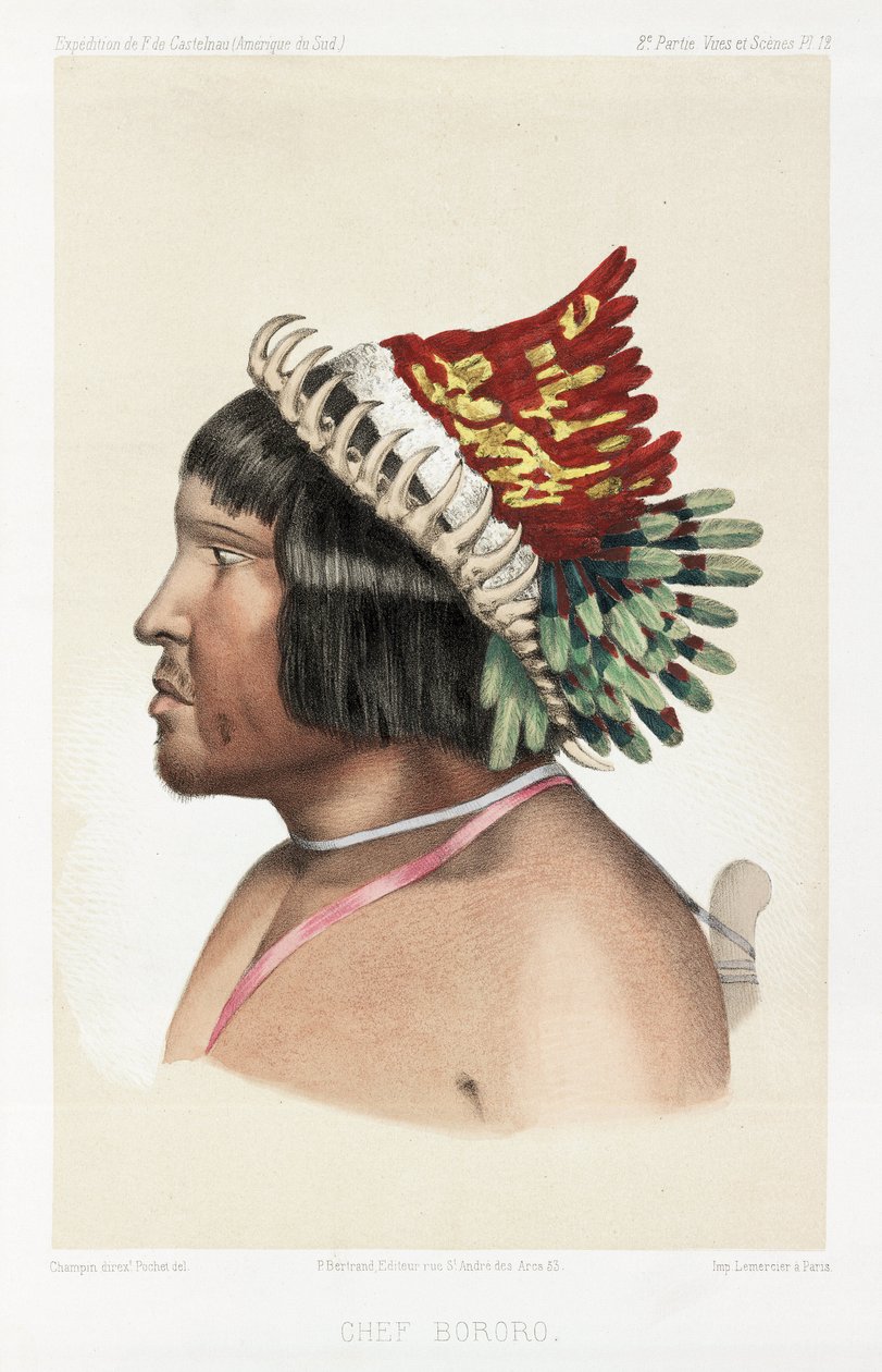 Capo Bororo, Sud America, c 1843-1847 da Unbekannt