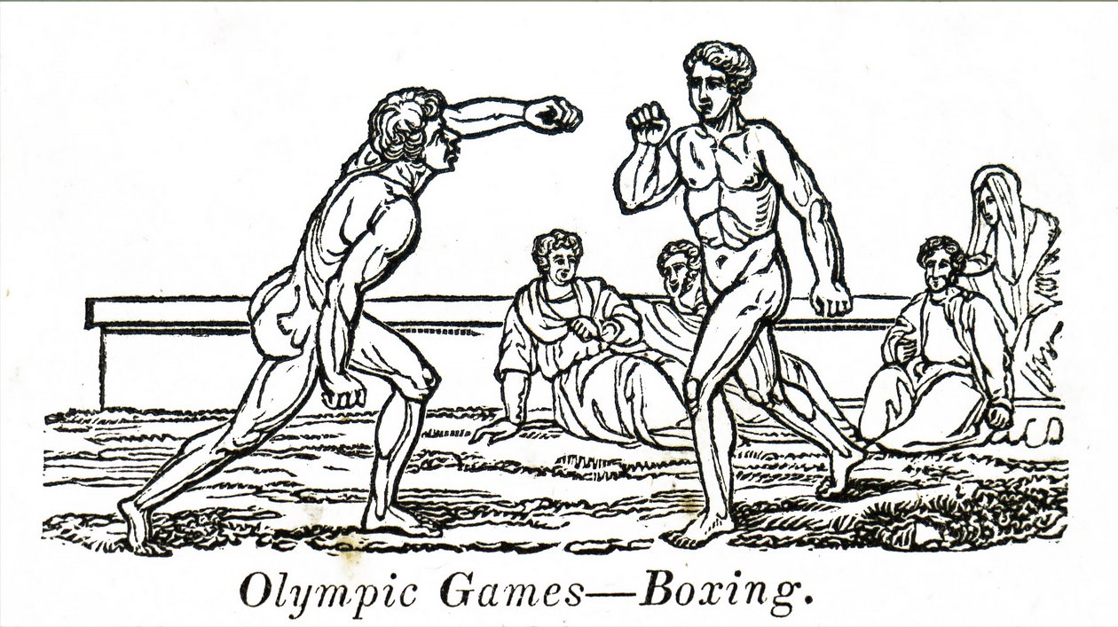 Pugili nei giochi olimpici antichi da Unbekannt