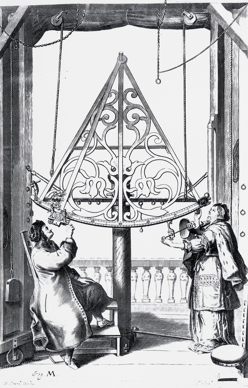 Sestante in ottone, c. 1658-1673 da Unbekannt