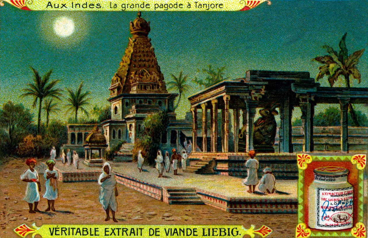 Tempio di Brihadeeswarar a Thanjavur, India da Unbekannter Künstler