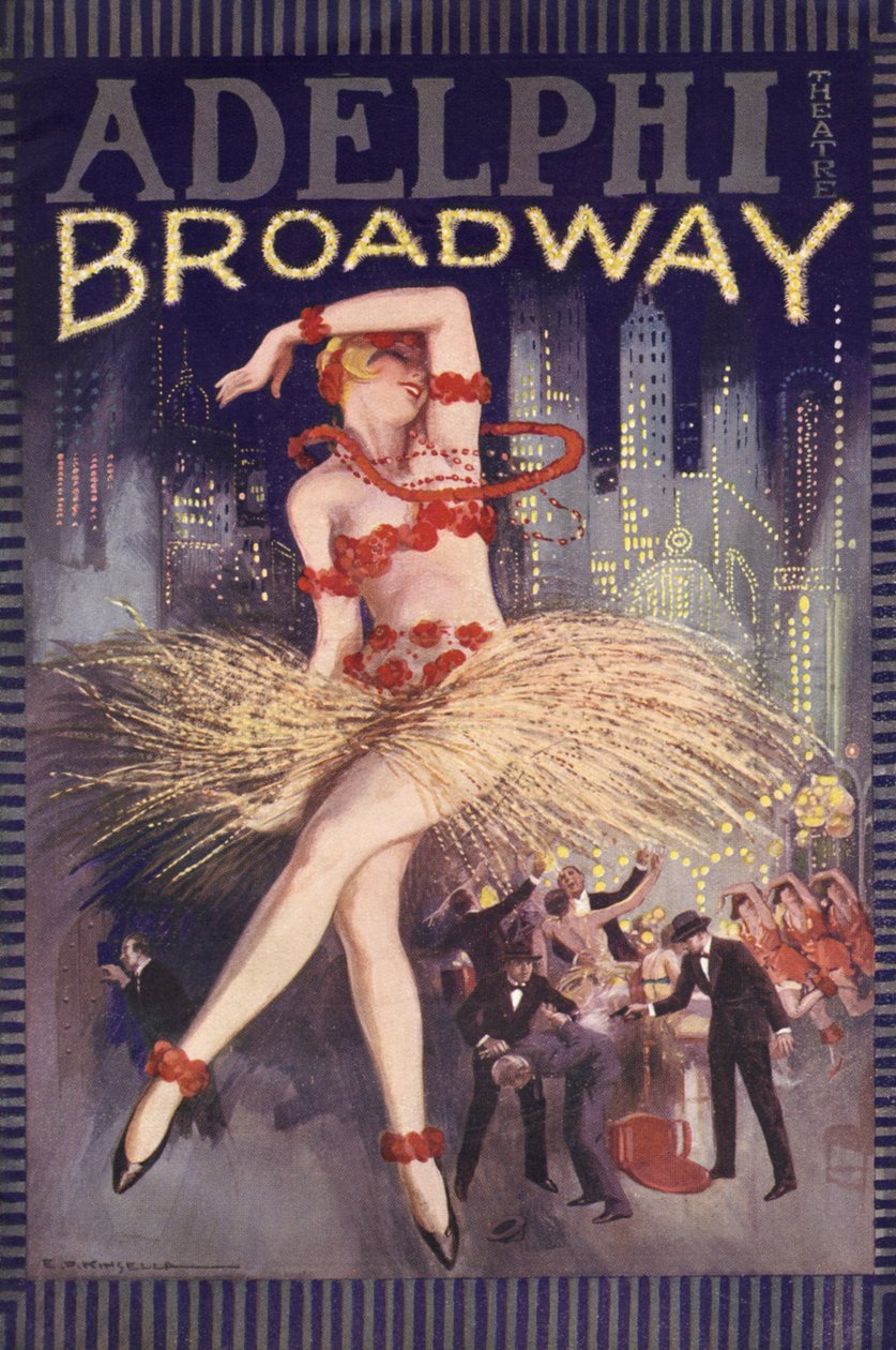 Broadway, al Teatro Adephi, Londra da Unbekannter Künstler