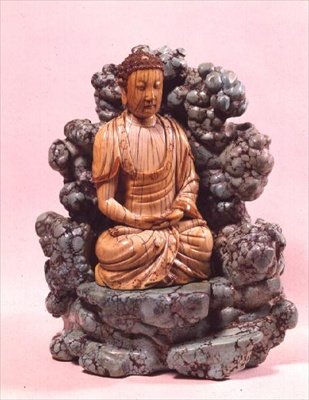 Buddha su un trono di matrice turchese, Dinastia Ming da Unbekannt