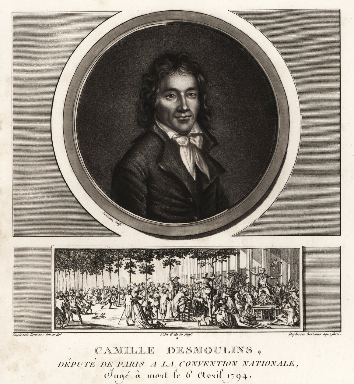 Camille Desmoulins, Deputato di Parigi alla Convenzione Nazionale da Unbekannt