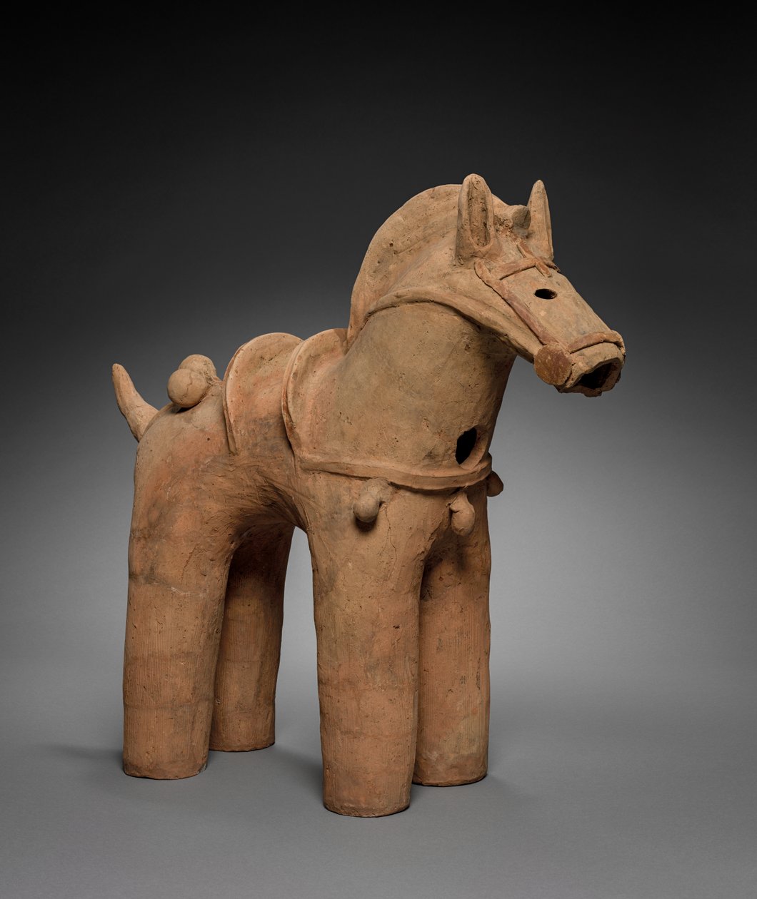 Cavallo Haniwa bardato, 400-500 da Unbekannt