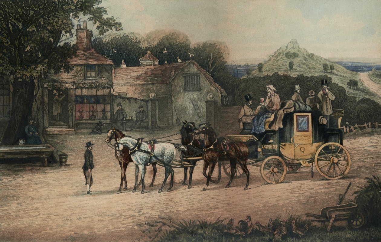 Scena di carrozza da Unbekannter Künstler