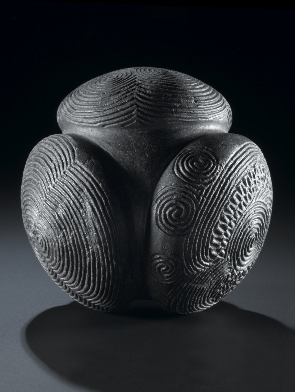 Sfera scolpita da Glass Hill, Towie, Aberdeenshire, Neolitico, c.3000 a.C. da Unbekannt