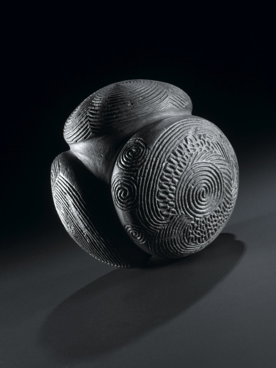 Sfera scolpita da Glass Hill, Towie, Aberdeenshire, Neolitico, c.3000 a.C. da Unbekannt