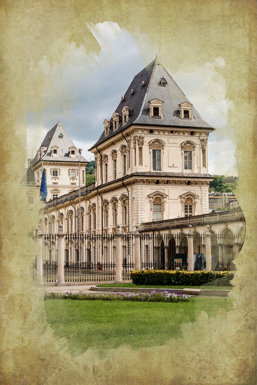 Castello del Valentino, Torino, Piemonte, Italia (foto manipolata) da Unbekannt
