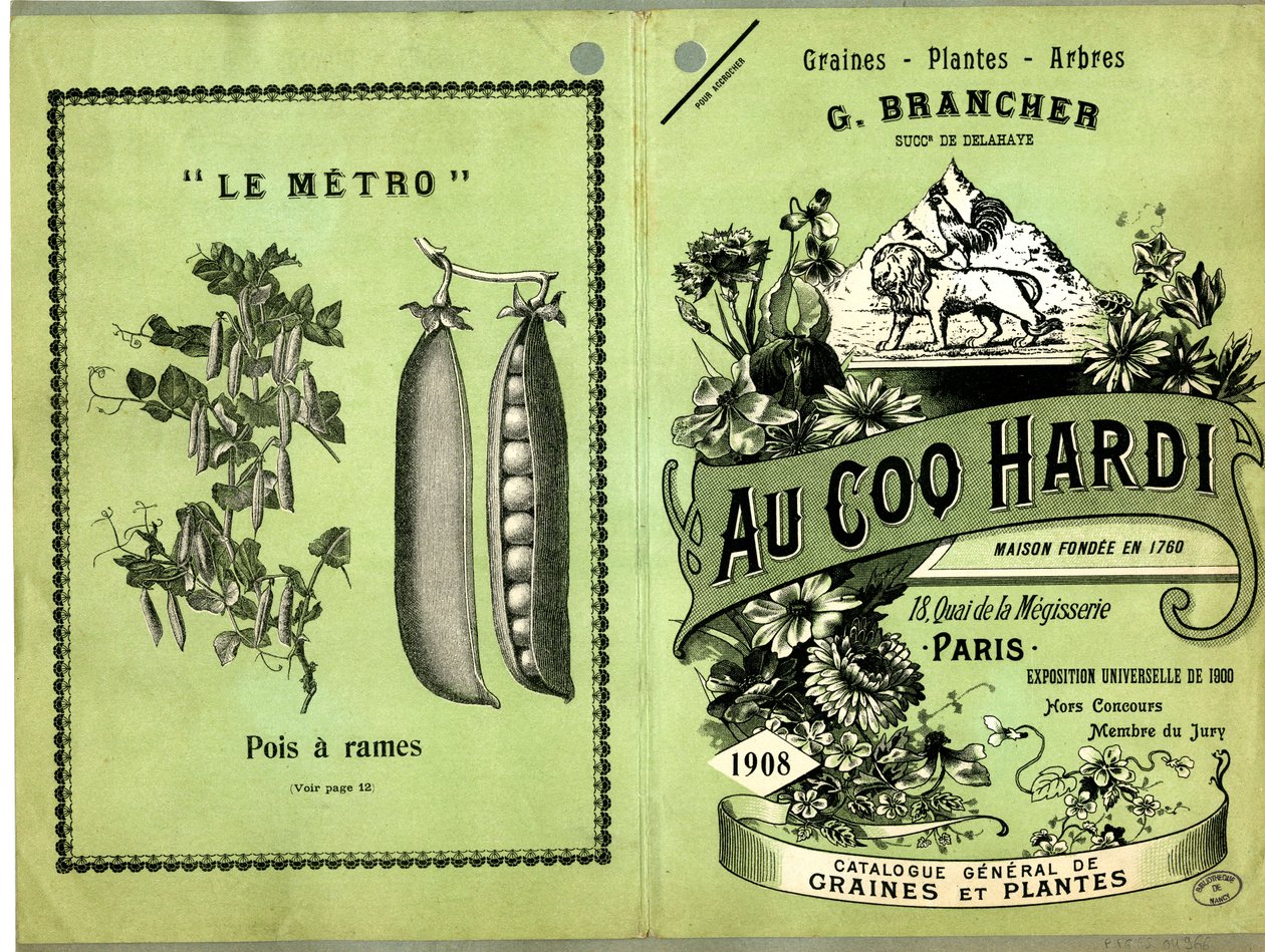 Catalogo generale di semi e piante da Unbekannter Künstler