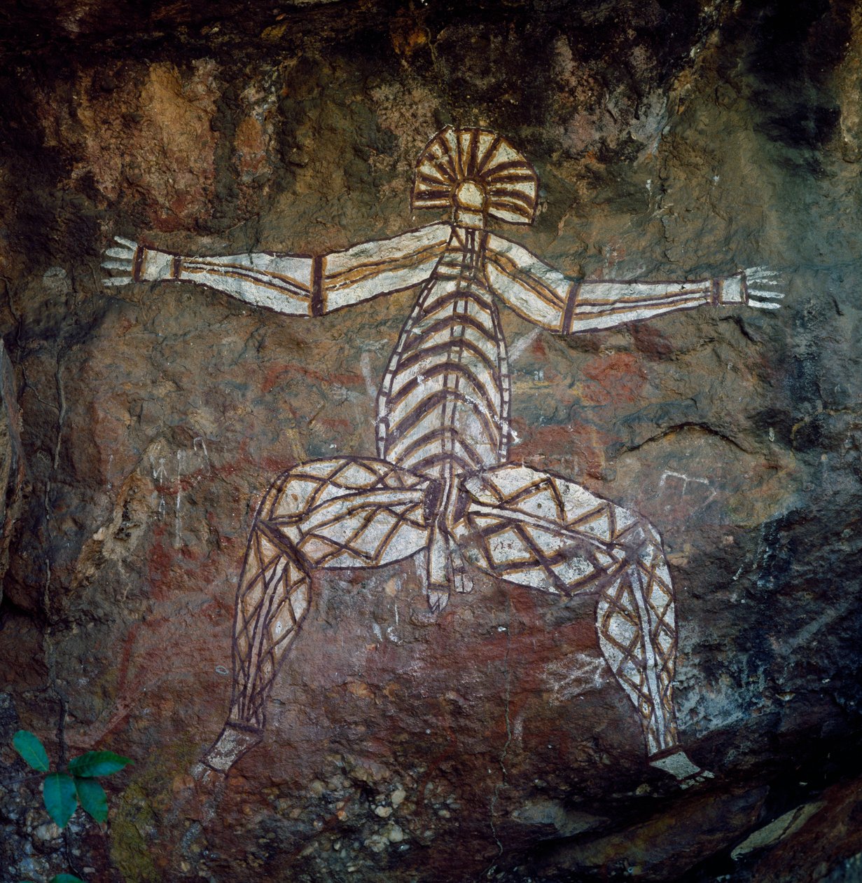 Pittura rupestre, Arnhem Land, Territorio del Nord, Australia, Cultura aborigena da Benjamin Baud