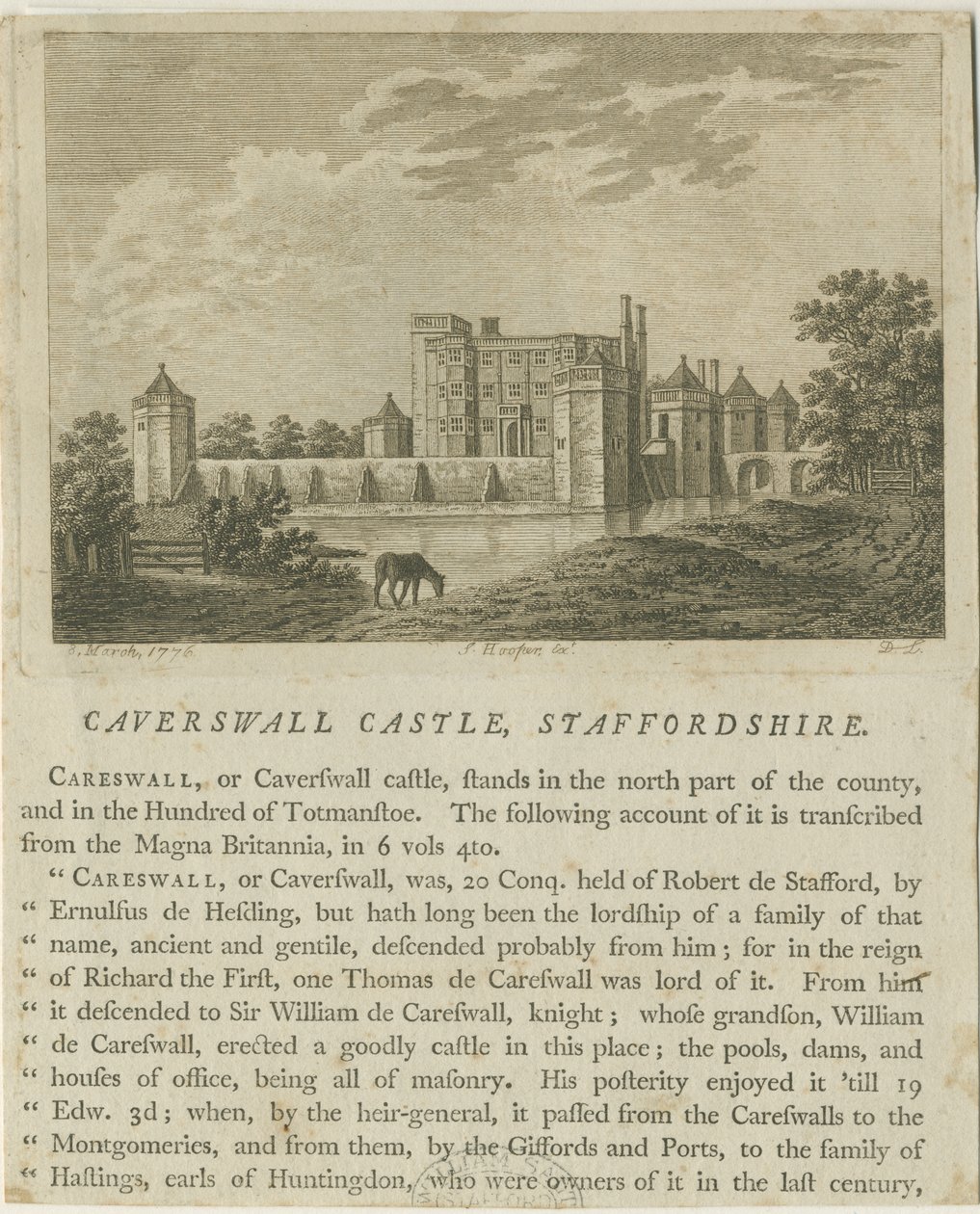 Castello di Caverswall da Unbekannt