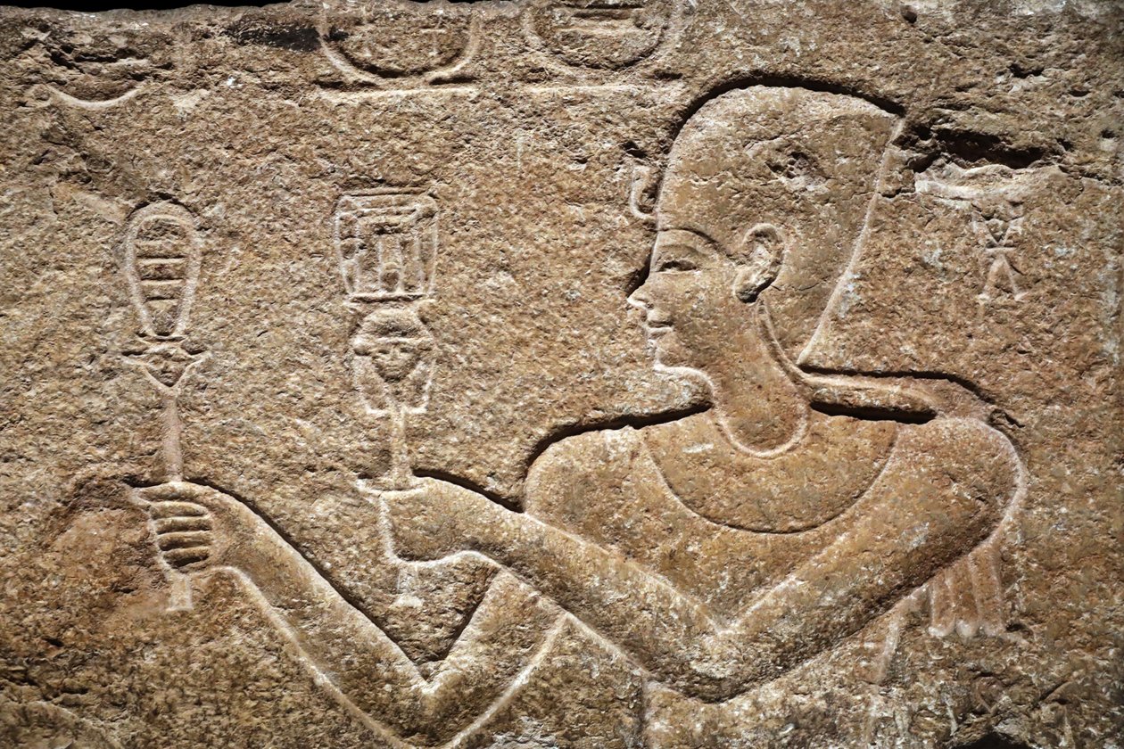 Cesarione che offre doni a Horus e Iside (dettaglio) da Unbekannter Künstler