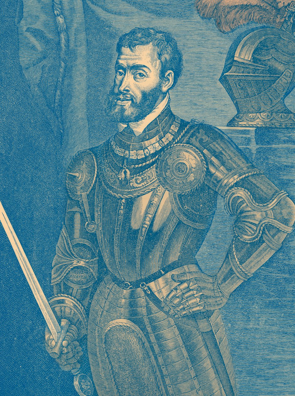 Carlo V (1500-58) (incisione) da Lancelot Volders