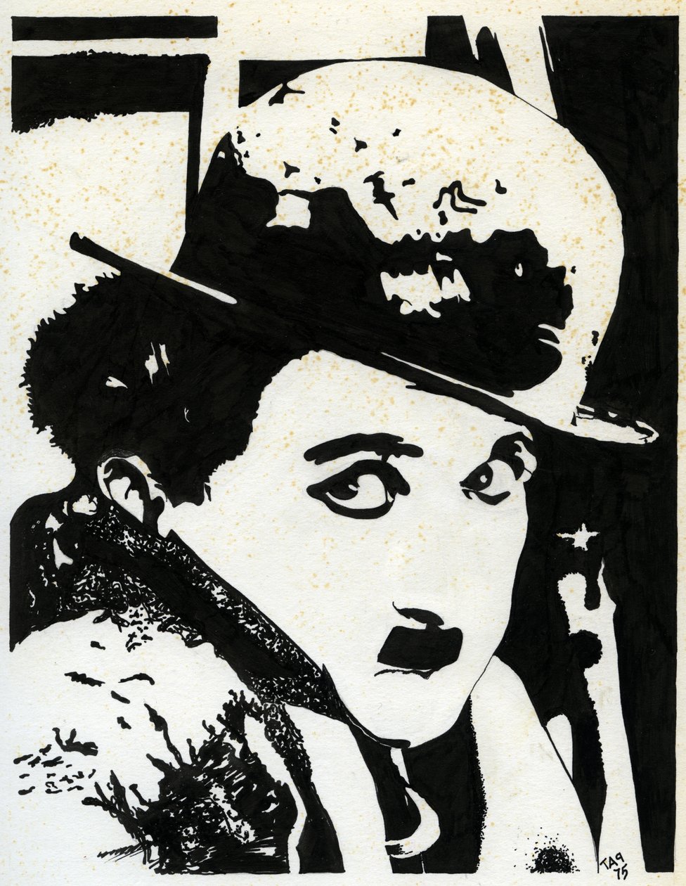 Charlie Chaplin da Unbekannter Künstler