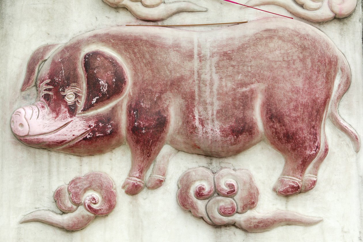Segno astrologico cinese, Tempio della Nuvola Bianca, Pechino, Cina da Unbekannt