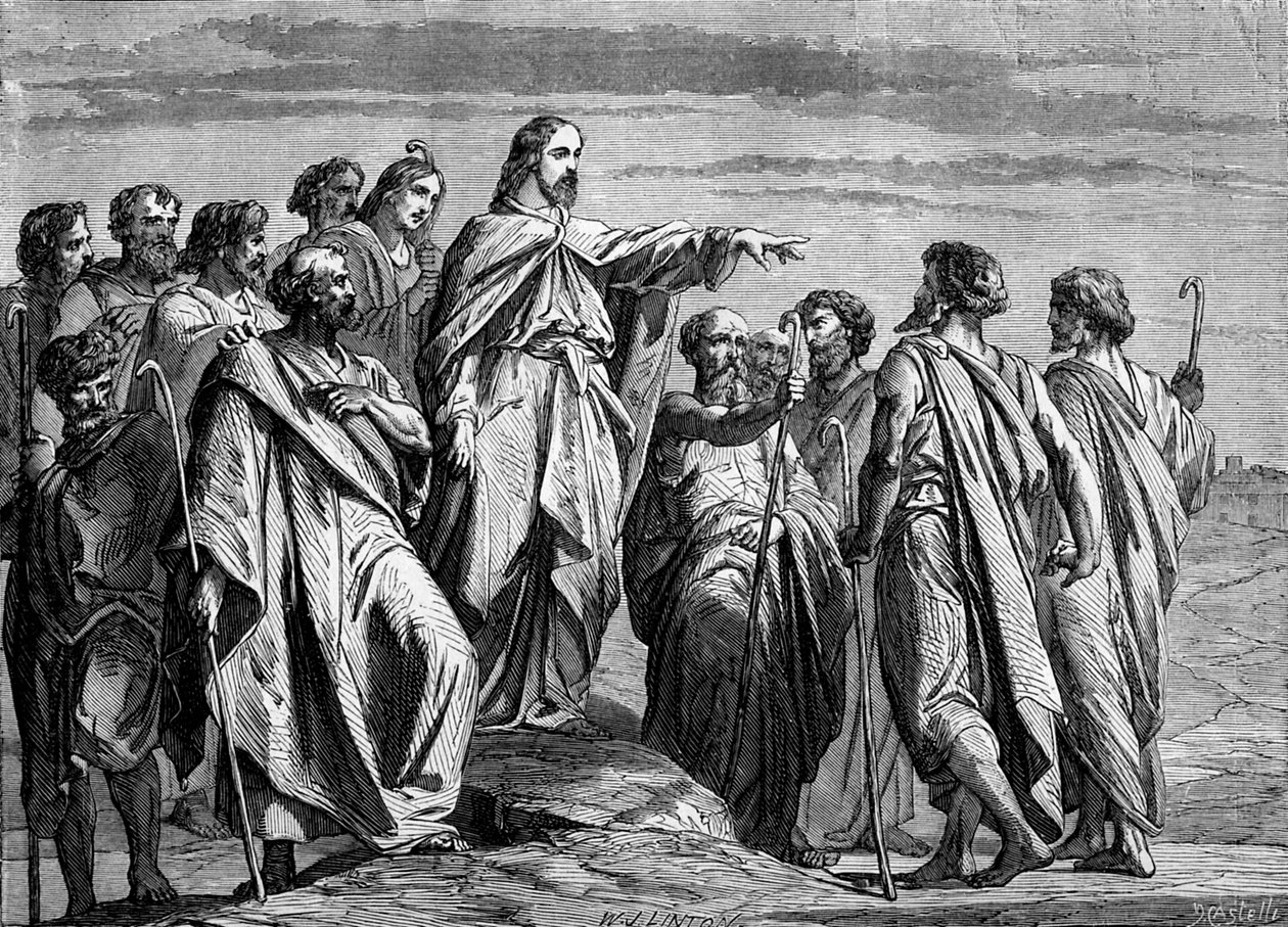Cristo manda gli apostoli - Bibbia da Unbekannter Künstler