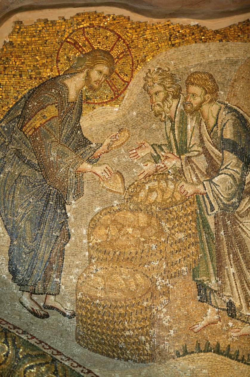 Chiesa di San Salvatore di Chora. Gesù e il pane da Unbekannt