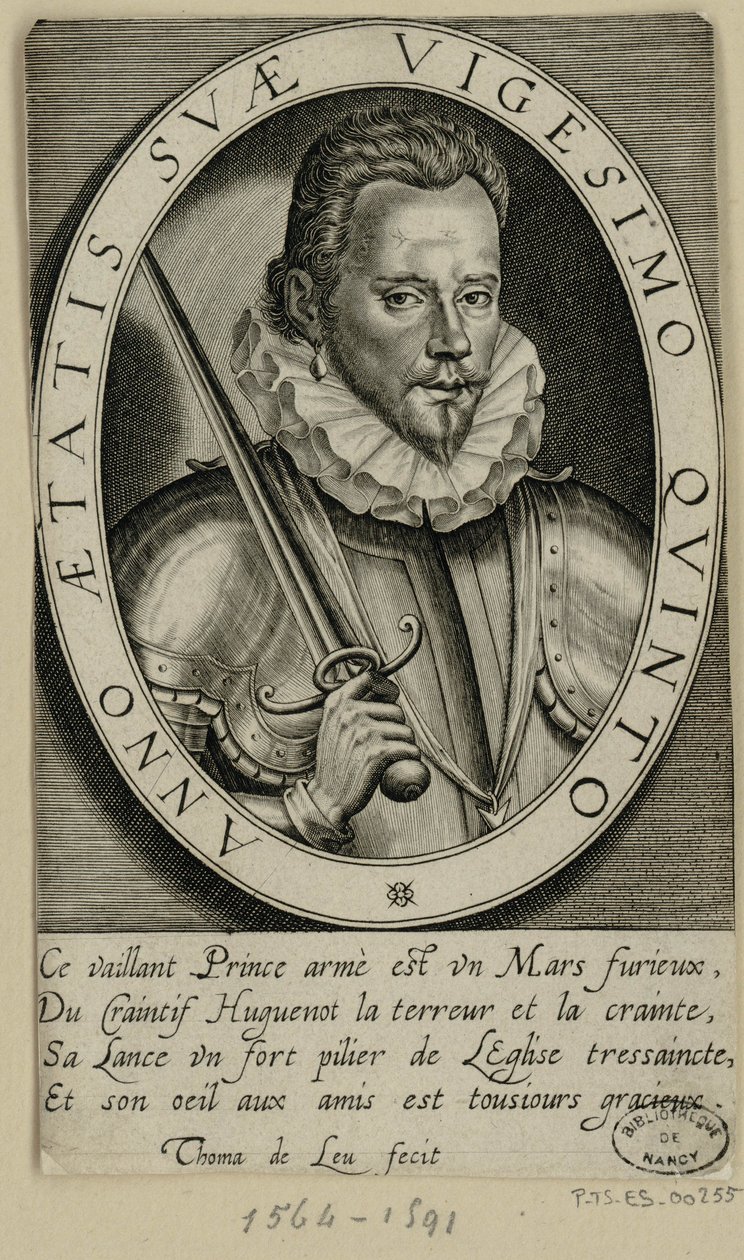 Claude de Lorraine, cavaliere di Aumale da Unbekannter Künstler