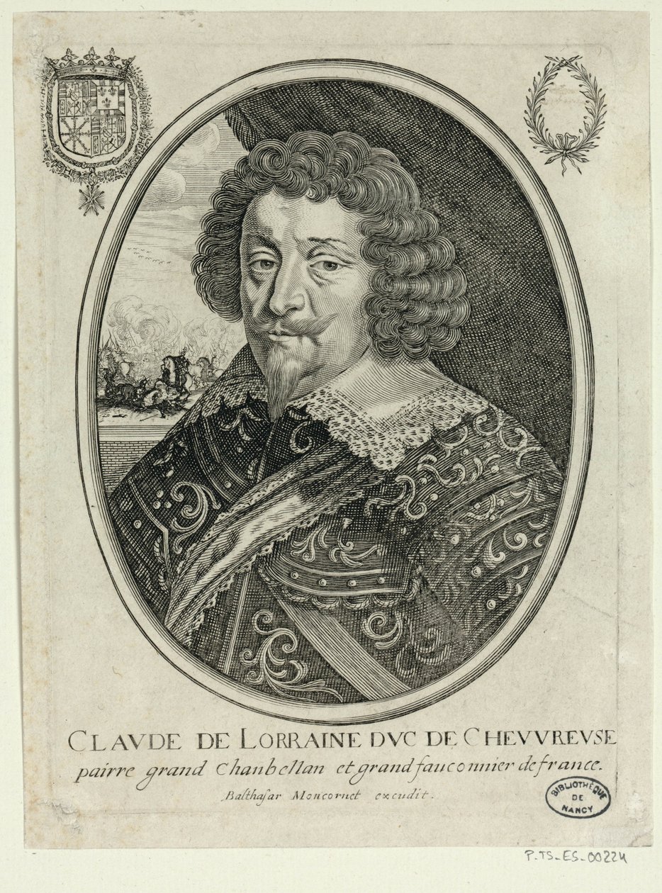 Claude de Lorraine, duca di Cheuvreuse da Unbekannter Künstler