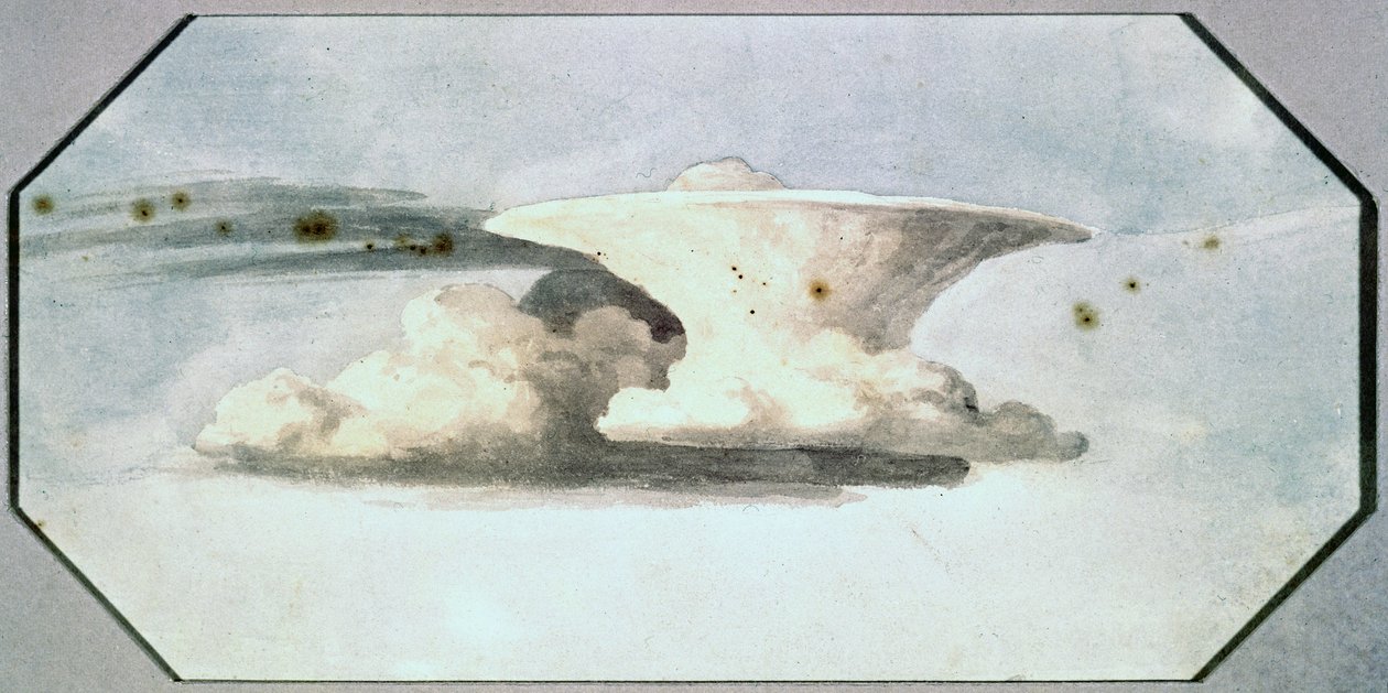 Studio delle nuvole di Luke Howard, c. 1808-1811 da Unbekannter Künstler