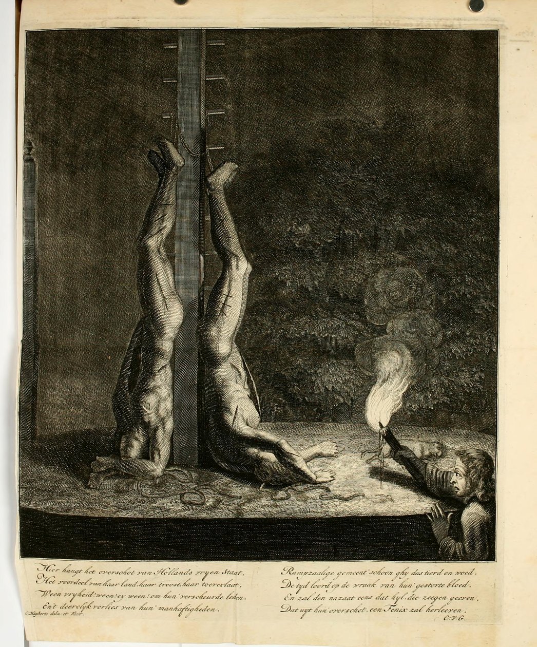 Cornelis Huyberts - Fratelli De Witt sul Groene Zoodje all