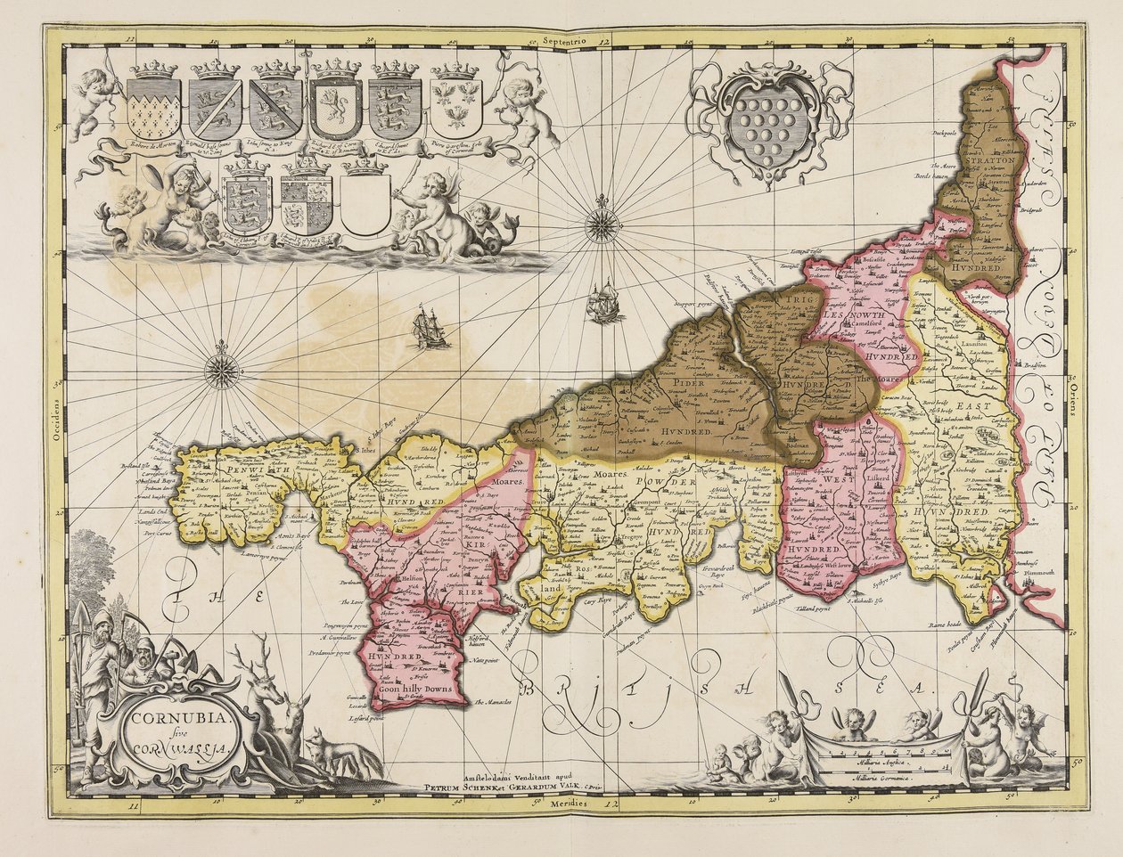 Cornubia sive Cornwallia da Unbekannter Künstler