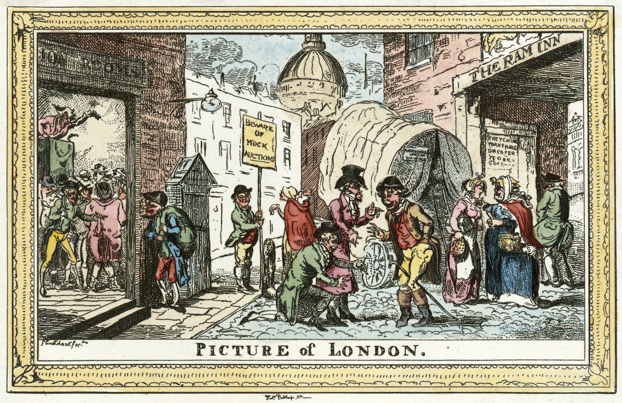 Cruikshank - Immagine di Londra da Unbekannter Künstler