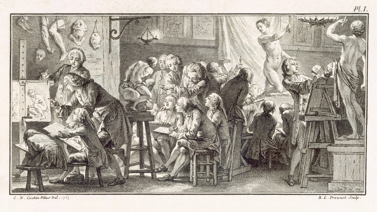 Classe di Disegno, illustrazione da 