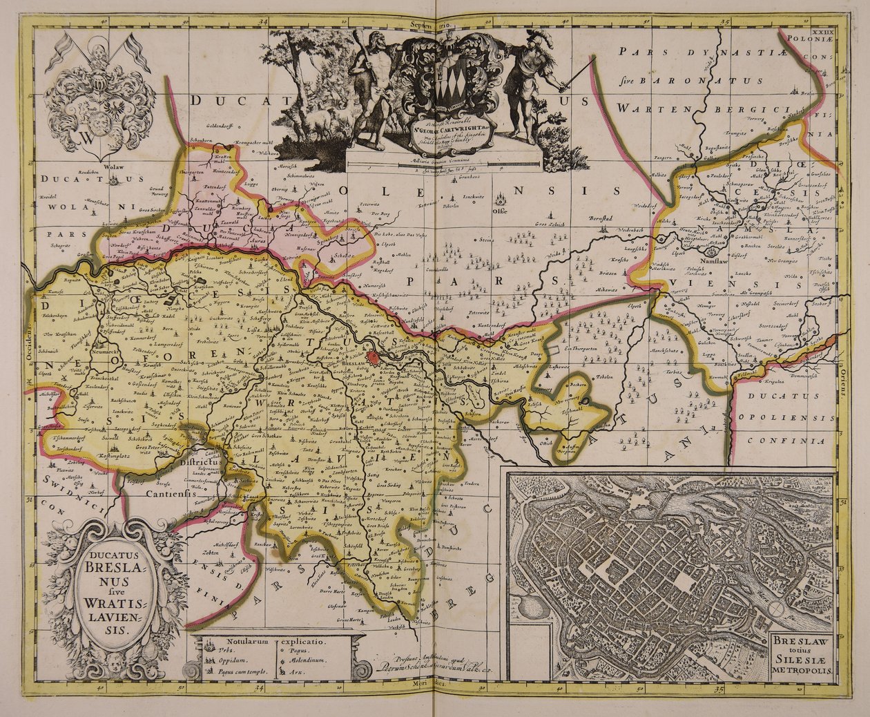 Ducatus Breslanus sive Wratislaviensis da Unbekannter Künstler