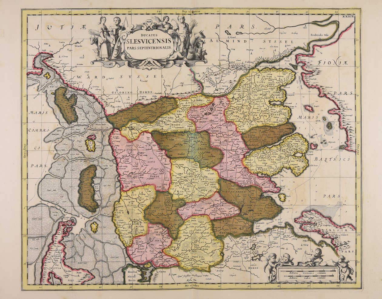 Ducatus Sleswicensis pars septentrionalis da Unbekannter Künstler