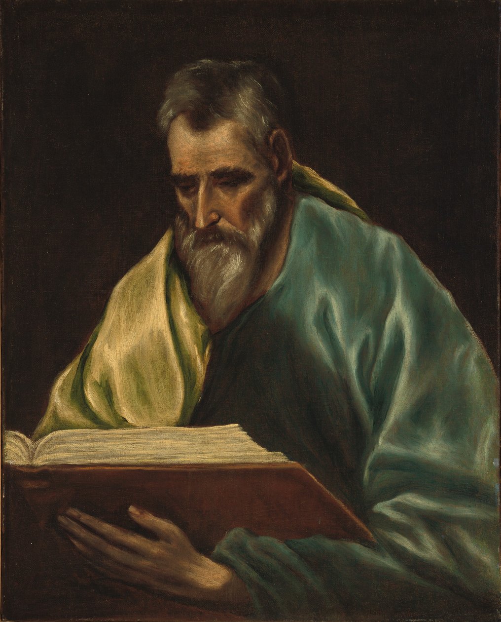 El Greco - Ritratto di apostolo (San Filippo), Fogg da Unbekannter Künstler