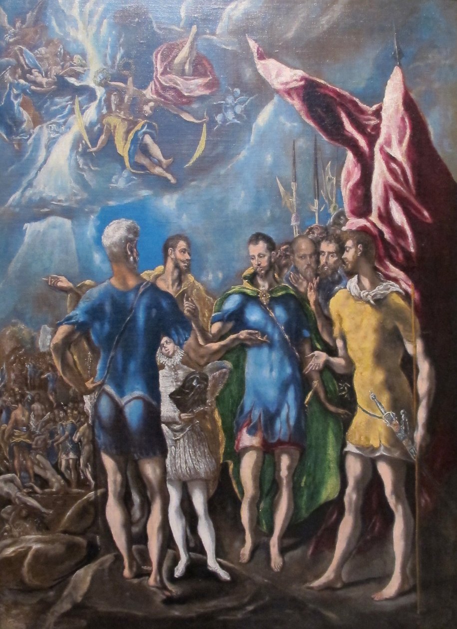El greco, martirio di s. amurizio e la legione tebana, 01 (cropped) da Unbekannter Künstler