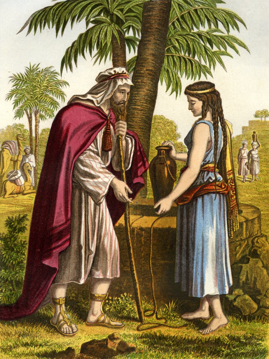 Eliezer e Rebecca - Bibbia da Unbekannter Künstler