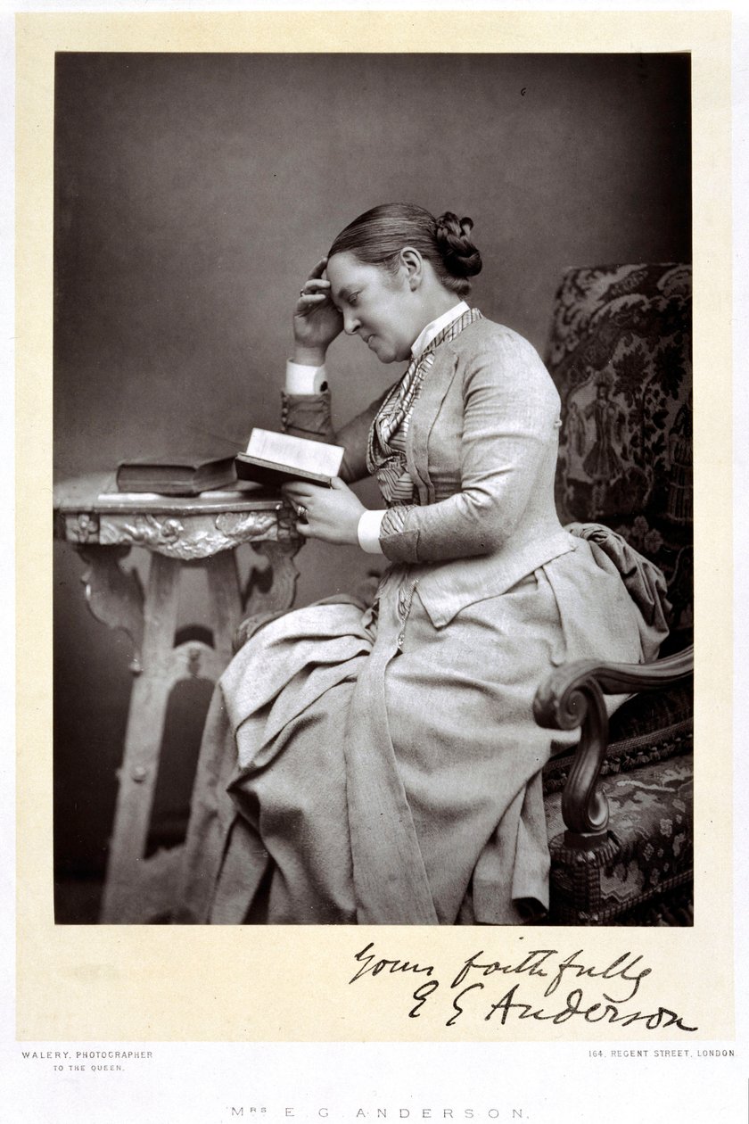 Elizabeth Garret Anderson, medico, c 1880s da Unbekannt